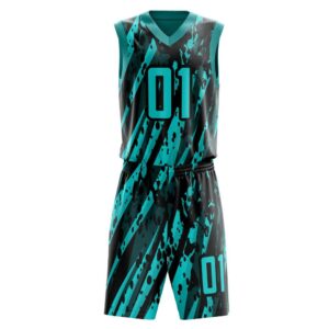Aqua Slash Basketball Uniform