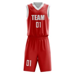 Crimson Core Basketball Uniform